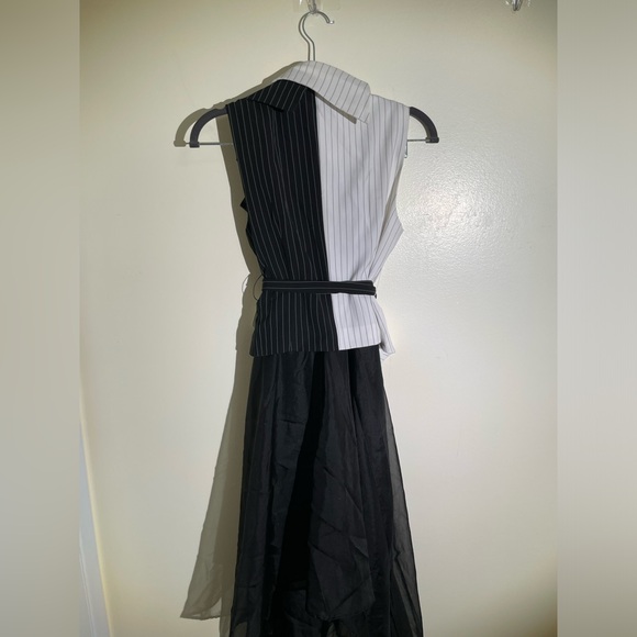 COPY - Two pieces black and white dress - Picture 4 of 5